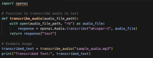 transcribe