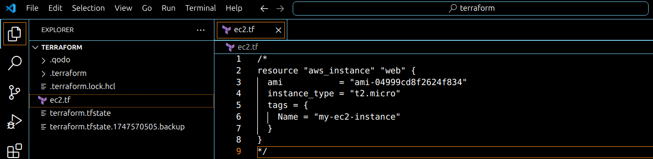 Comment Code