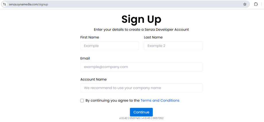SignUp Form
